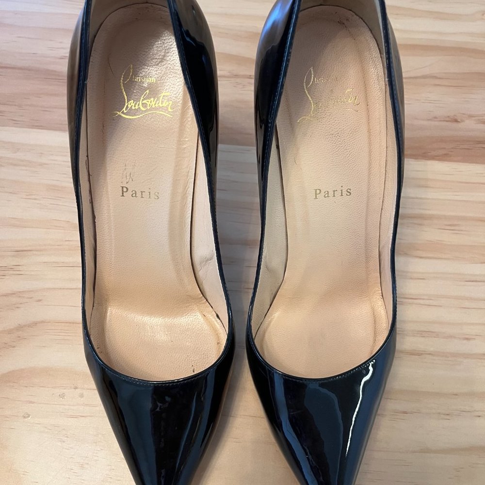 Christian Louboutin  Pigalle 100 mm Pumps - Patent calf leather - Black - Picture 6 of 6